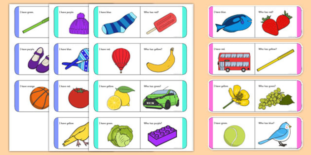 Colours Small Group Loop Cards (teacher made)