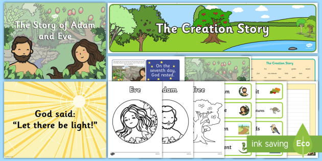 Cfe First Level The Creation Story (adam And Eve) Resource Pack