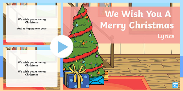 We Wish You A Merry Christmas Lyrics Primary Resource