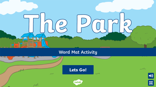 The Park Interactive Matching Activity