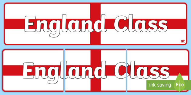 Free England Themed Classroom Display Banner