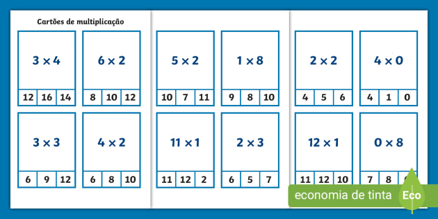 Tabuada Para Imprimir: Sem Resultados. Contas de Multiplicação do 1 ao 9. …   Tabuada de multiplicação, Fichas de exercícios de matemática, Atividades  de matemática