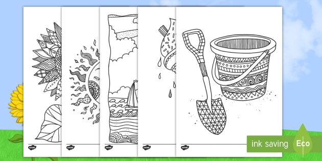 Set 4 Tele Da Colorare 20x20 Cm Per Bambini - Disegni Pre-stampati Per Pittura Creativa (Tema Mare) - Foto 4