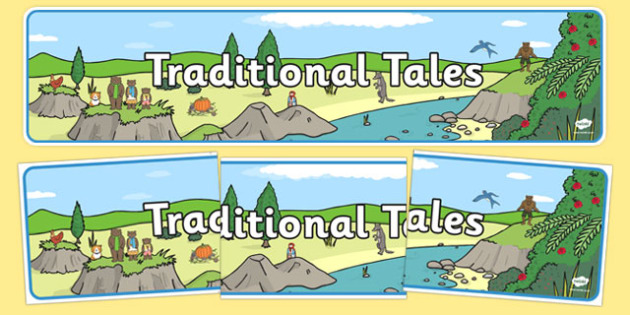 Free Traditional Tales Display Banner Traditional Tale Story