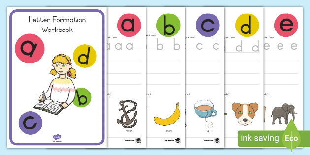 Letter Formation Worksheets | Grade One Font | Practice