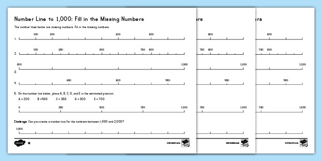 number-line-to-1-000-missing-numbers-differentiated-activity