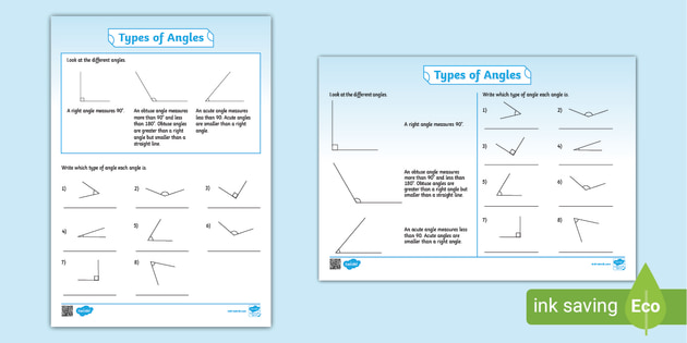 of　made)　Angles　Twinkl　Worksheet　(teacher　KS2　Types
