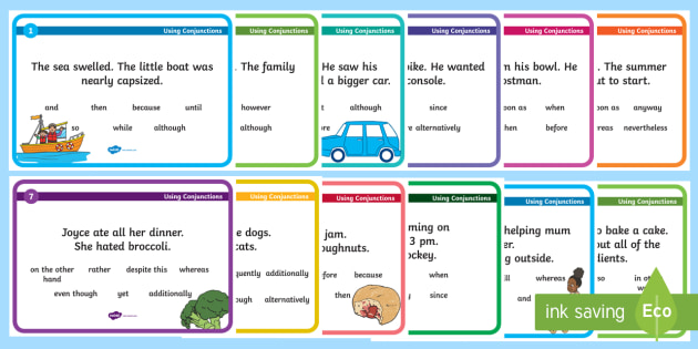 Using Conjunctions Blether Stations 