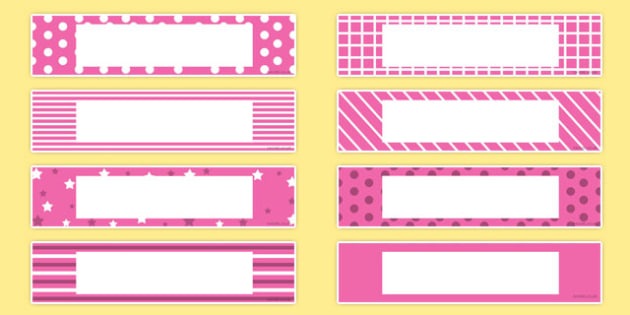 👉 Gratnells Tray Labels Pink