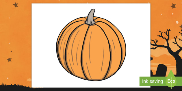 Editable Halloween Pumpkin (A4) (teacher made)