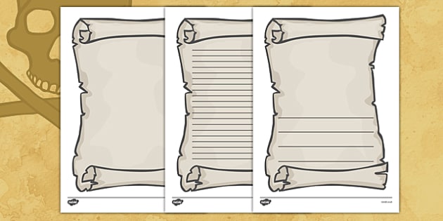 Editable Scroll Template | Writing Teaching Resources