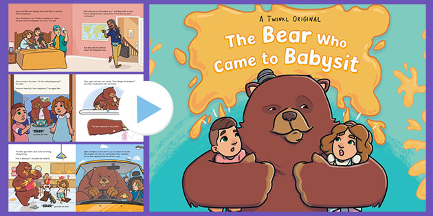 The Bear Who Came To Babysit Story Powerpoint - Funny Story