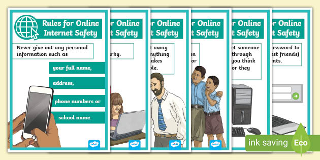 E Safety Poster How To Stay Safe Online Poster
