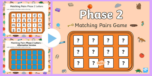 powerpoint matching game template