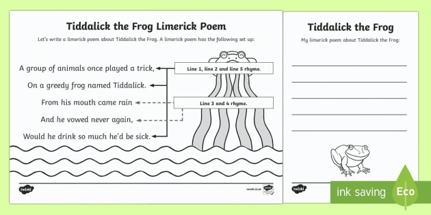 free-tiddalick-the-frog-limerick-poem-writing-template
