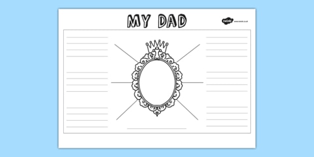 father s day worksheet save time planning teacher made