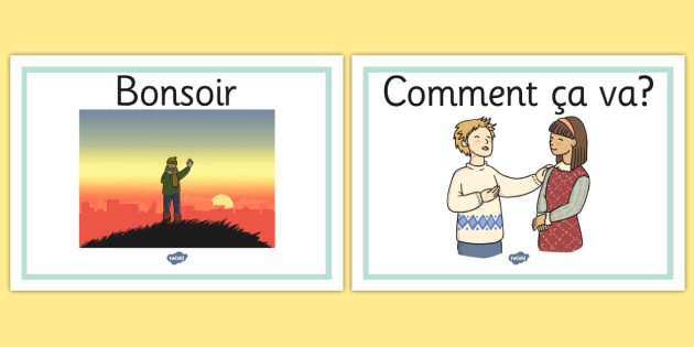 French Year 3 Getting to Know You Display Posters