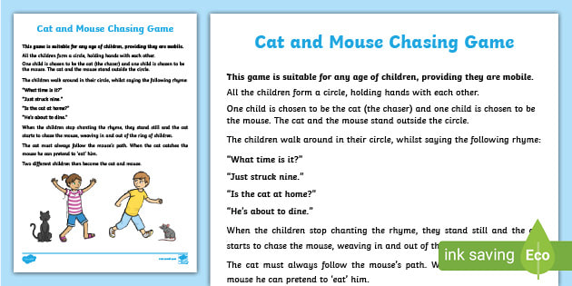 Cat And Mouse Chinese New Year Themed Chasing Game