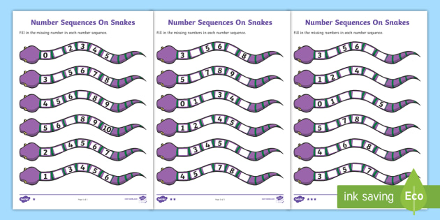 Senior Infants Number Sequencing 1 To 10 Differentiated Worksheet 