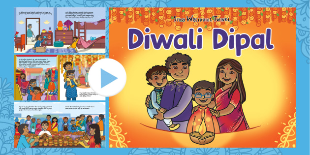 Pŵerbwynt Stori Diwali Dipal (teacher made)