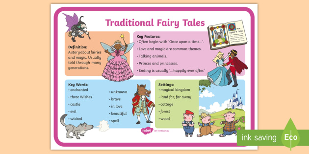 The Three Wishes  Printable Fairy Tale Reading Activity