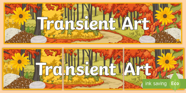 Transient Art Display Banner Art Appreciation Display Banner