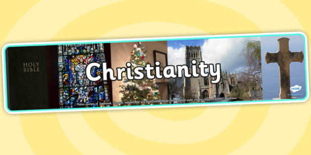 Christianity Photo Display Banner (teacher made)