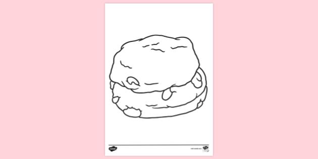 free-scone-colouring-sheet-colouring-sheets