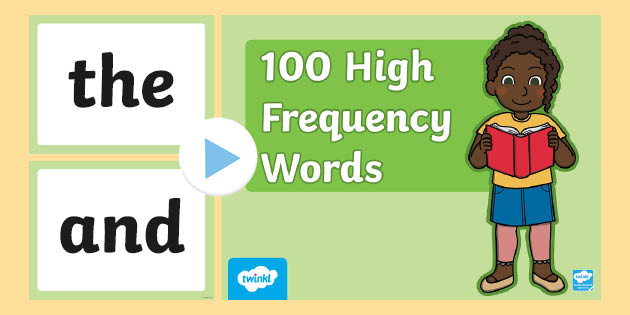 100 High-Frequency Words Flashcards (Teacher-Made) - Twinkl