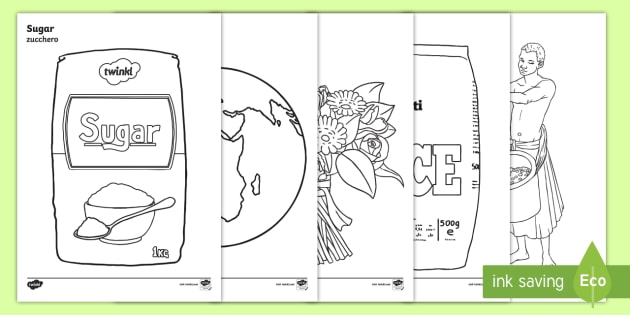 Download Fairtrade Colouring Sheets English/Italian - Fairtrade Colouring Sheets