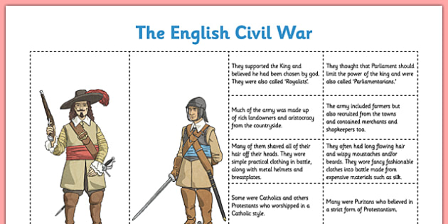 The English Civil War Cavaliers and Roundheads - Puritan