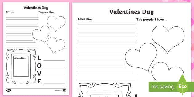 Valentines Day Worksheet (teacher made)