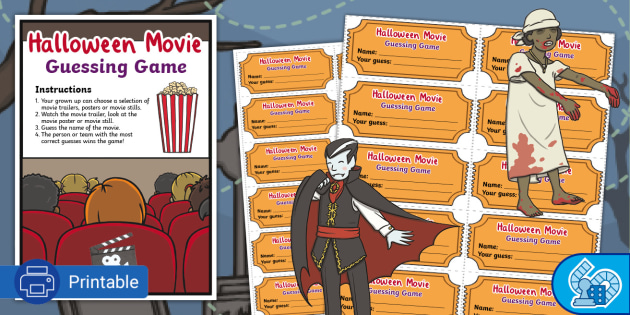 Halloween Movie Guessing Game