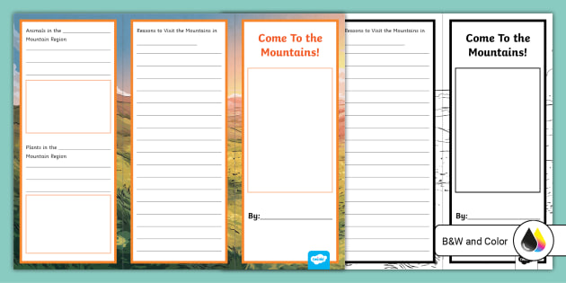 Come To the Mountains! Persuasive Travel Brochure