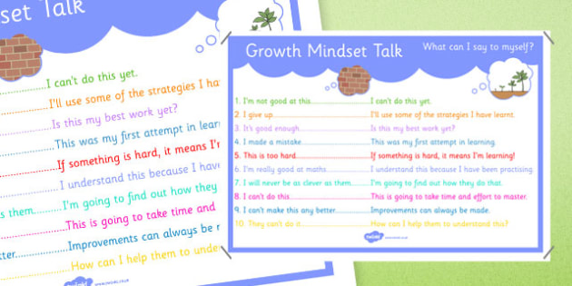 Fixed Mindset vs Growth Mindset Poster | Primary Resources
