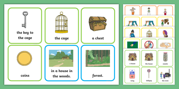 Hansel and Gretel Colourful Semantics (teacher made)