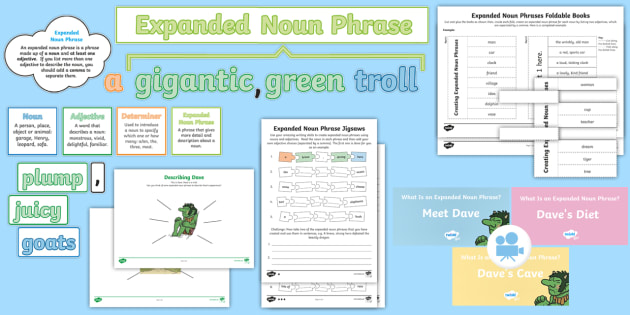 Year 2 What Is An Expanded Noun Phrase Resource Pack