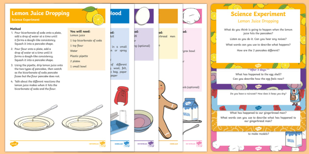EYFS Science Experiments Resource Pack (teacher made)