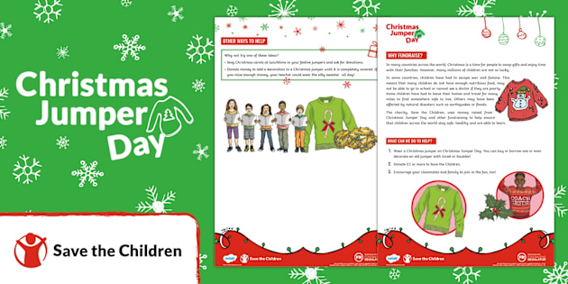 Save the Children's Christmas Jumper Day: Differentiated Reading