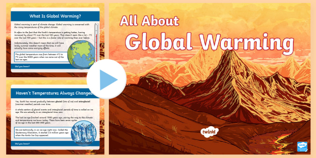 global warming presentation in english