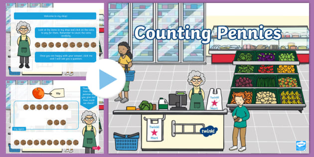 Counting Pennies PowerPoint (teacher made)
