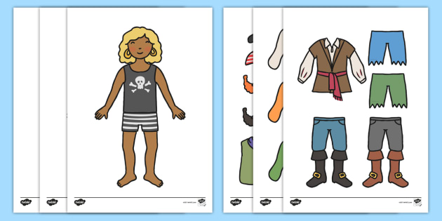dress your pirate activity teacher made
