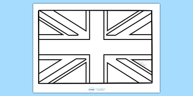 union jack coloring page