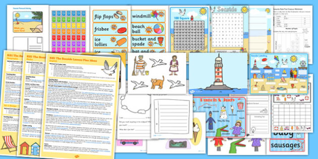 KS1 The Seaside Lesson Plan Ideas and Resource Pack