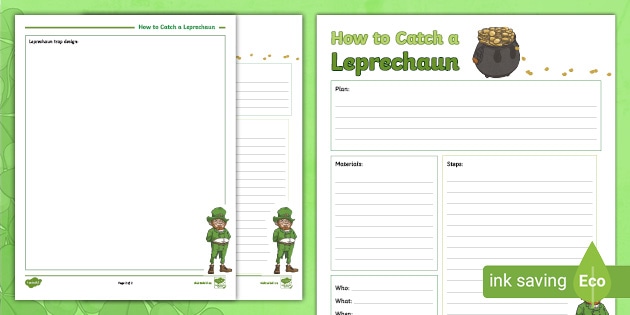 How to Catch a Leprechaun Worksheet / Worksheet