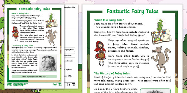 Fee!　Fo!　Fi!　Comprehension　Differentiated　Fum!　Fantastic　Tales　Fairy　Reading