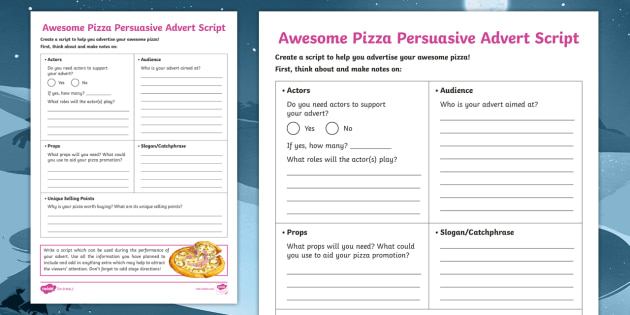 persuasive writing advertisement activity twinkl planit