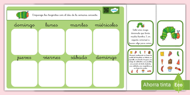 Tarjetas De Los Dias De La Semana Ilustración De Niños Con Tarjetas