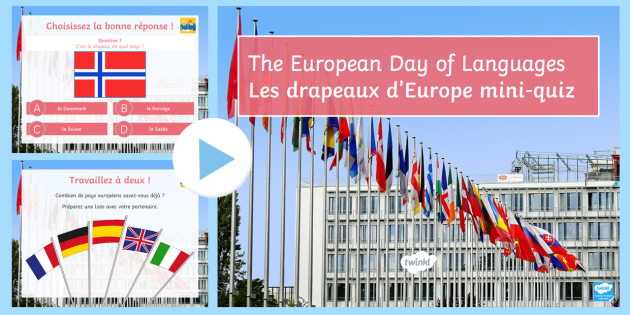 European Day Of Languages Mini-Quiz PowerPoint French