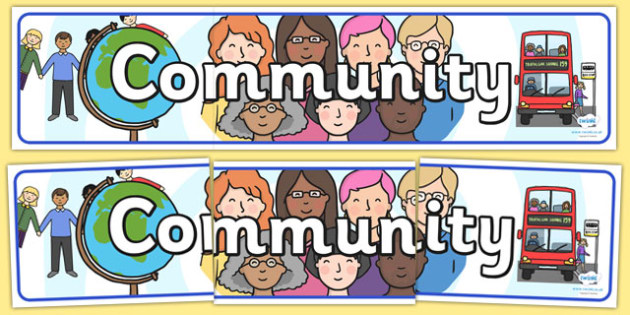 Free Community Display Banner Teacher Made